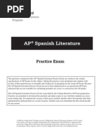 AP Spanish Literature
