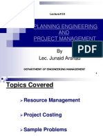 Planning Engineering AND Project Management: by Lec. Junaid Arshad