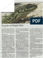 SCIBERRAS-(2010)-Reptiles at Hagar Qim
