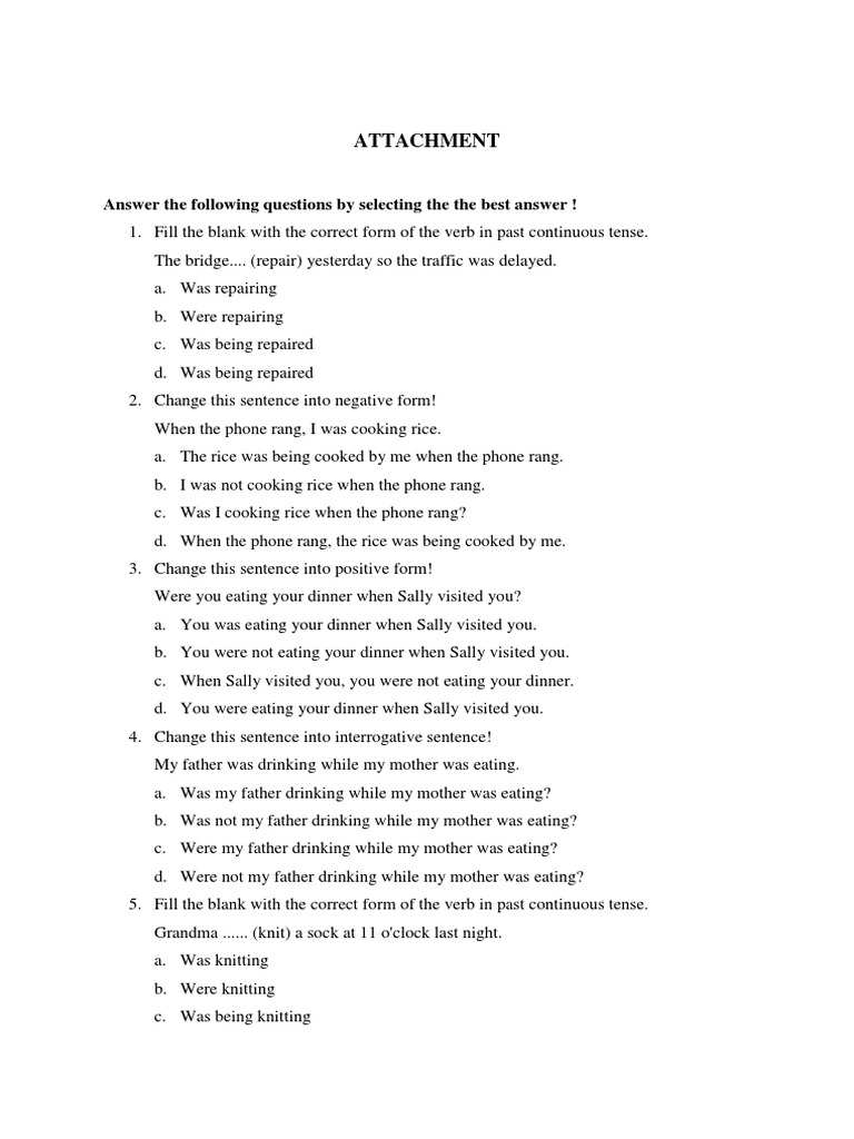 Contoh Soal Perfect Tense