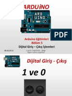 Arduino Eğitimleri - 5 - Arduino Ile Dijital Giriş - Çıkış