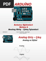 Arduino Eğitimleri - 6 - Arduino Ile Analog Giriş - Çıkış