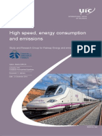 High Speed, Energy Consumption and Emissions