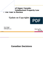 Law Society of Canada: Copyright Year in Review (2008)