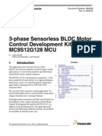 3-Phase Sensorless BLDC Motor Control Development Kit With MC9S12G128 MCU