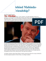 Packer Behind Mahinda-Abbott Friendship