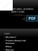 ACA's Impact on Small Business in MN