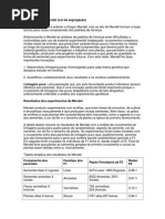 GENÉTICA Primeira Lei de Mendel