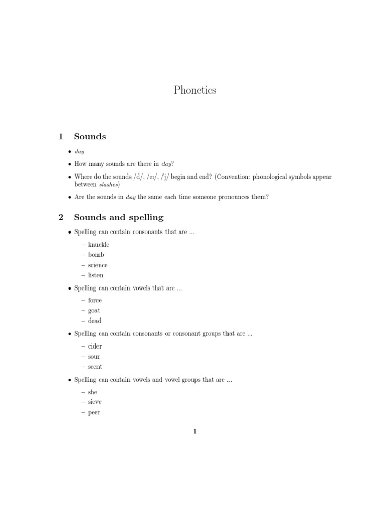 Understanding Phonetics and Sounds | PDF | Sound Production | Languages