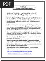 Download   Repossessed Construction Equipment Work Trucks and Commercial Trailers For Sale Special Pricing For All by rama6666 SN22293035 doc pdf