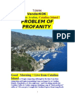 Problem of Profanity, Catalina Island by Vanderkok 073006