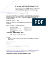 Configuración de Servidores DHCP y DNS para WPAD PDF