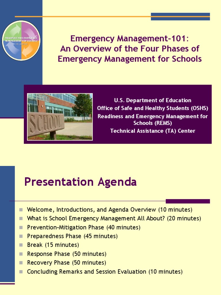 Emergency Management101 An Overview of The Four Phases of Emergency