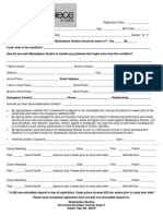 Summer Registration Form 2014