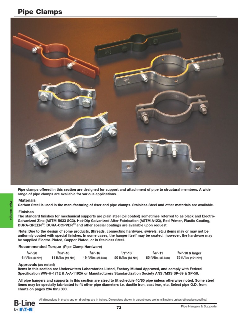 Tolco Clamps Pipe (Fluid Conveyance) Screw