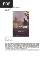 Download Resensi Novel Edensor by reynie cubbiez du dut SN22296672 doc pdf