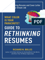 Excerpt From What Color Is Your Parachute? Guide To Rethinking Resumes by Richard N. Bolles