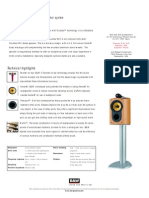 Nautilus 805: Stand-Moun T/books Helf Loudspeaker System Product Summary