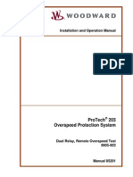 Installation and Operation Manual: Protech 203 Overspeed Protection System