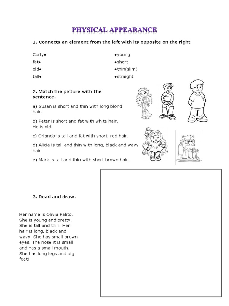 Character Descriptions and Comparisons | PDF