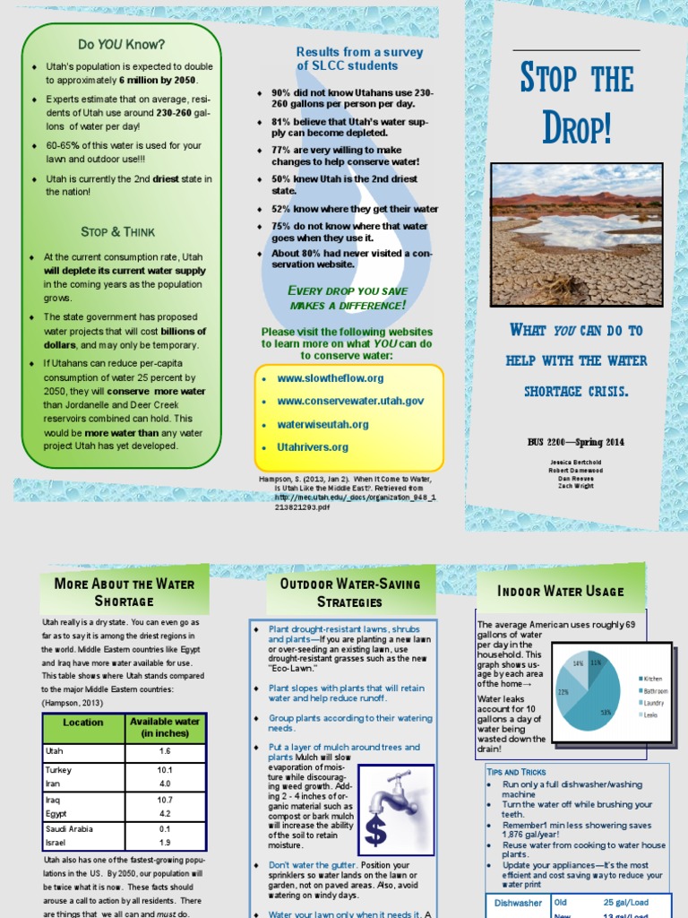 Water Conservation Strategies for Utah | PDF | Mulch | Water