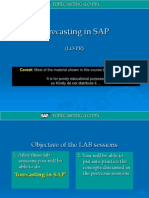 Forecasting in SAP: (LO-PR)