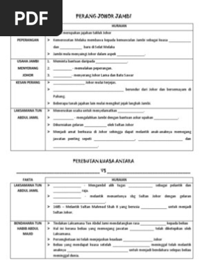 Perang Johor Jambi Pdf