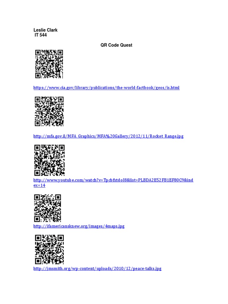 QR Code Quest PDF