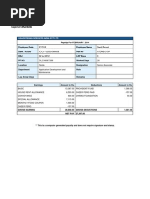 Payslip