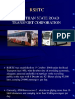 RSRTC Rajasthan State Road Transport Corporation Overview