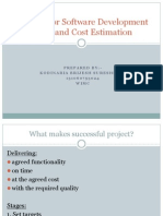 A Model for Software DevelopmentEffort and Cost Estimation