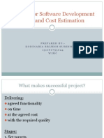 A Model For Software Development Effort and Cost Estimation