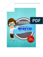 The Creation of Mother’s Day – a day to show you love and care for your dear Mom. Make it a memorable one!