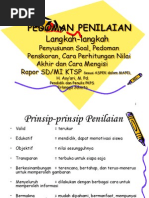 Download Langkah Langkah Penyusunan Soal Pedoman Penskoran  by Tri Mitra SN223013551 doc pdf