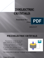 Peizoelectric Crystals