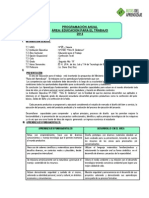 Programacion y Unidad de Proyecto de Segundo Año de Confeccion Textil 2014