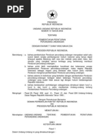 Download UU No 10 Th 2004 ttg Pembentukan Peraturan Perundang-undangan by jacksryant SN22303002 doc pdf