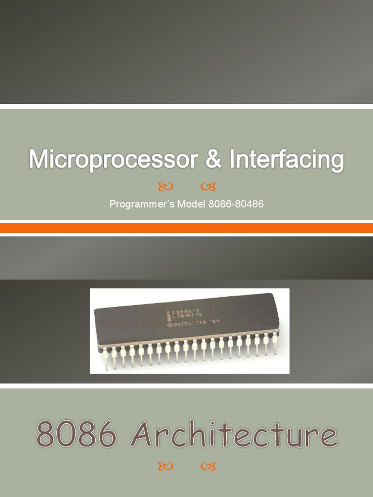 8086 Microprocessor Programmer's Model | PDF