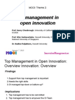 Top Management in Open Innovation