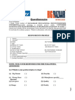 Questionnaire: Respondents Profile