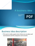 A Business Idea Ivan Moreno I Jon Campaña