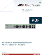 Allied Telesis GS950/24 Web Manual