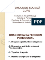 Psihologie Sociala Gavreliuc 8 Dragostea CA Fenomen Psiho Social