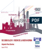 Vision11 - Pp.6-Ge - Iso 20000 2011 - Alejandro Perez