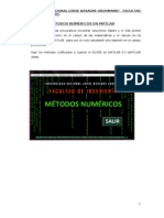 Métodos Numéricos en Matlab