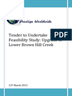 Lower Brown Hill Creek Tender