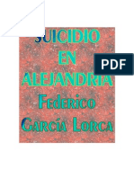 Garcia Lorca, Federico - Suicidio en Alejandria