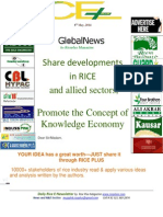 Share Developments in Rice and Allied Sectors, Promote The Concept of Knowledge Economy