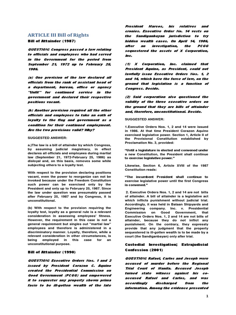 Article III Bill of Rights Double Jeopardy Acquittal Free 30day