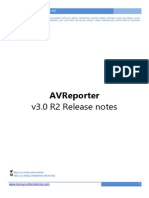 AVReporter v3.0 R2 Release Notes